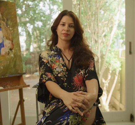 Loribelle Spirovski on Identity, Memory, and Building Worlds Through Paint