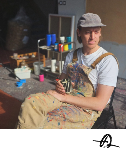 Artist with Signature